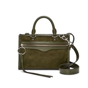 Rebecca Minkoff Bedford Zip Satchel Olive Green